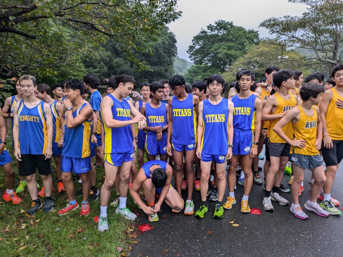 St. Mary's Team getting ready before the race on September 27th