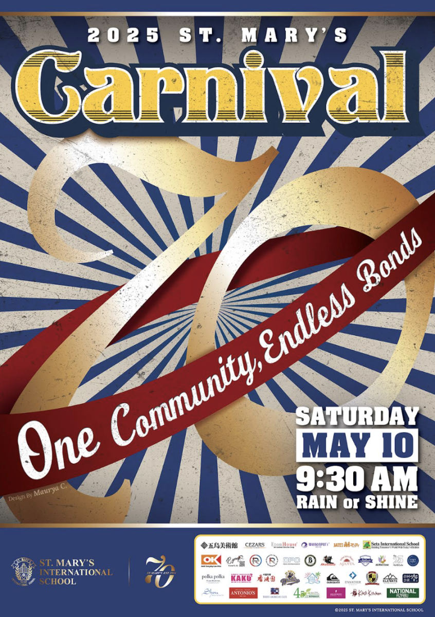 Designed by senior Maurya Choudhary, this year’s poster captures the energy and excitement of the event.