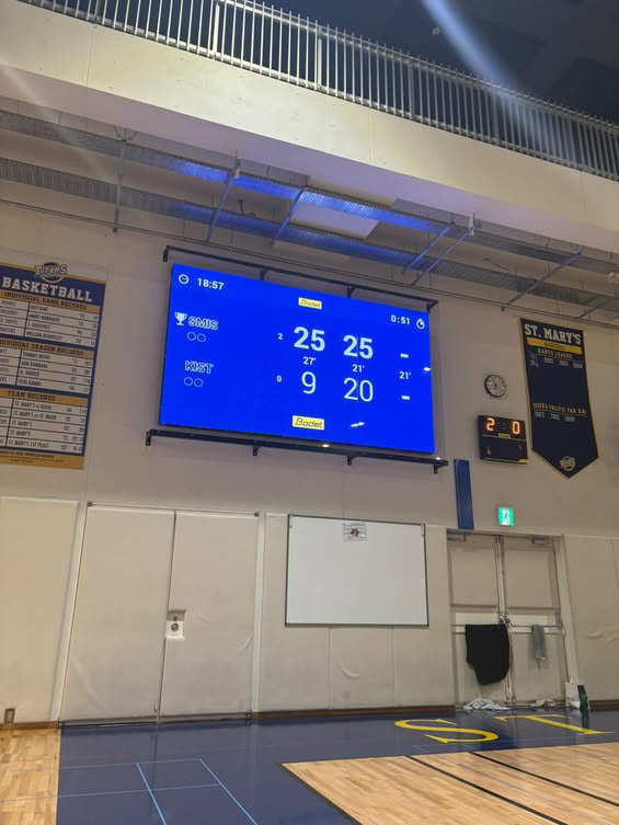 The score of the game after the Varsity Game.