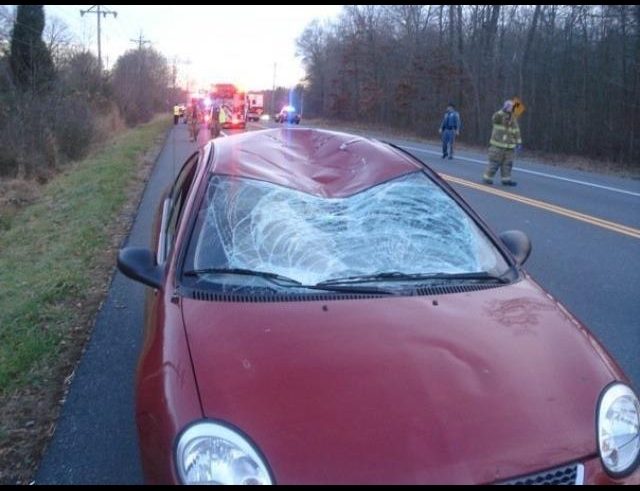 Image of car that struck Mr. Kramer in the United States