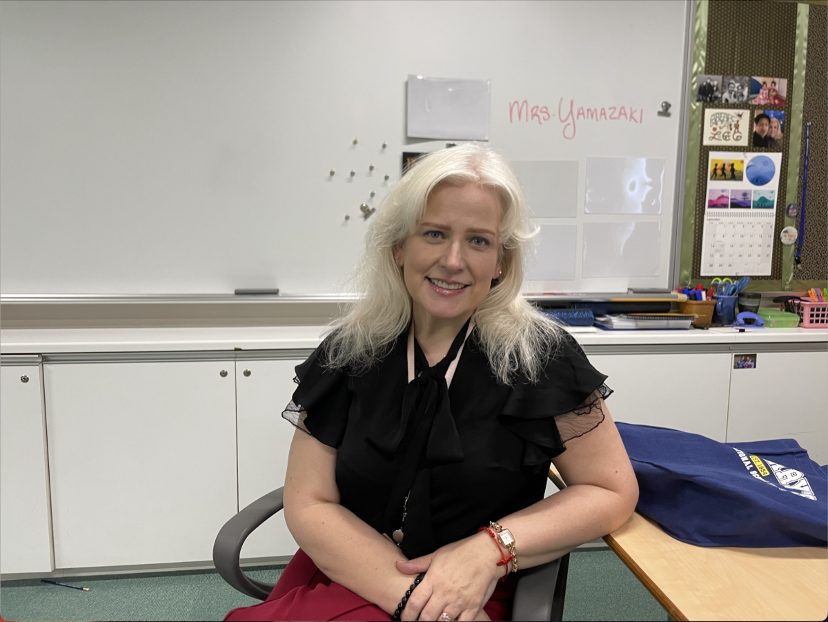 Ms. Yamazaki in her Drama Classroom