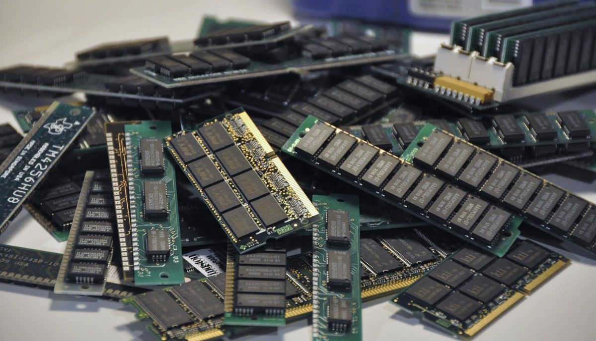 A pile of RAM sticks