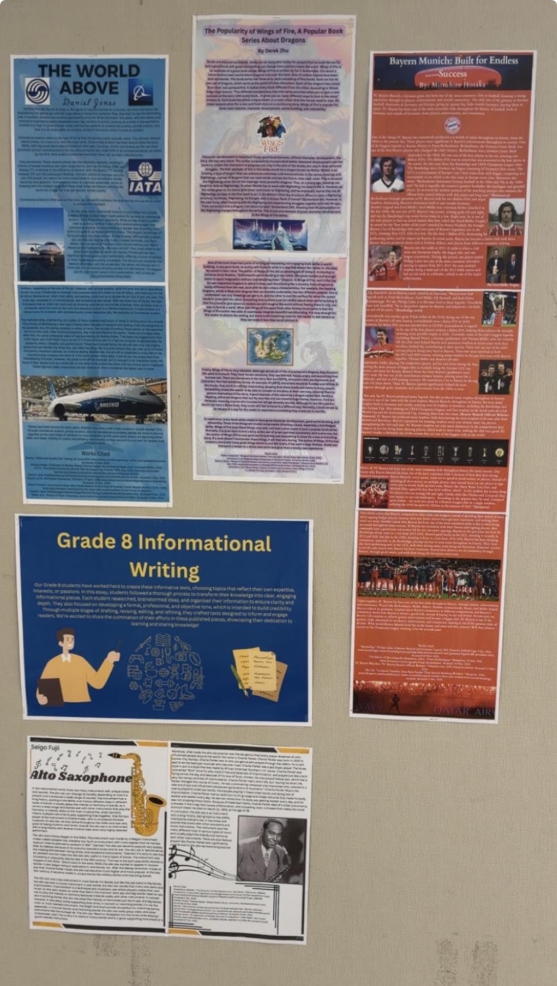 Middle School Writers Showcase Growth Through English Projects