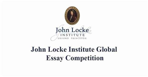 John Locke Online Poster (John Locke Institute)