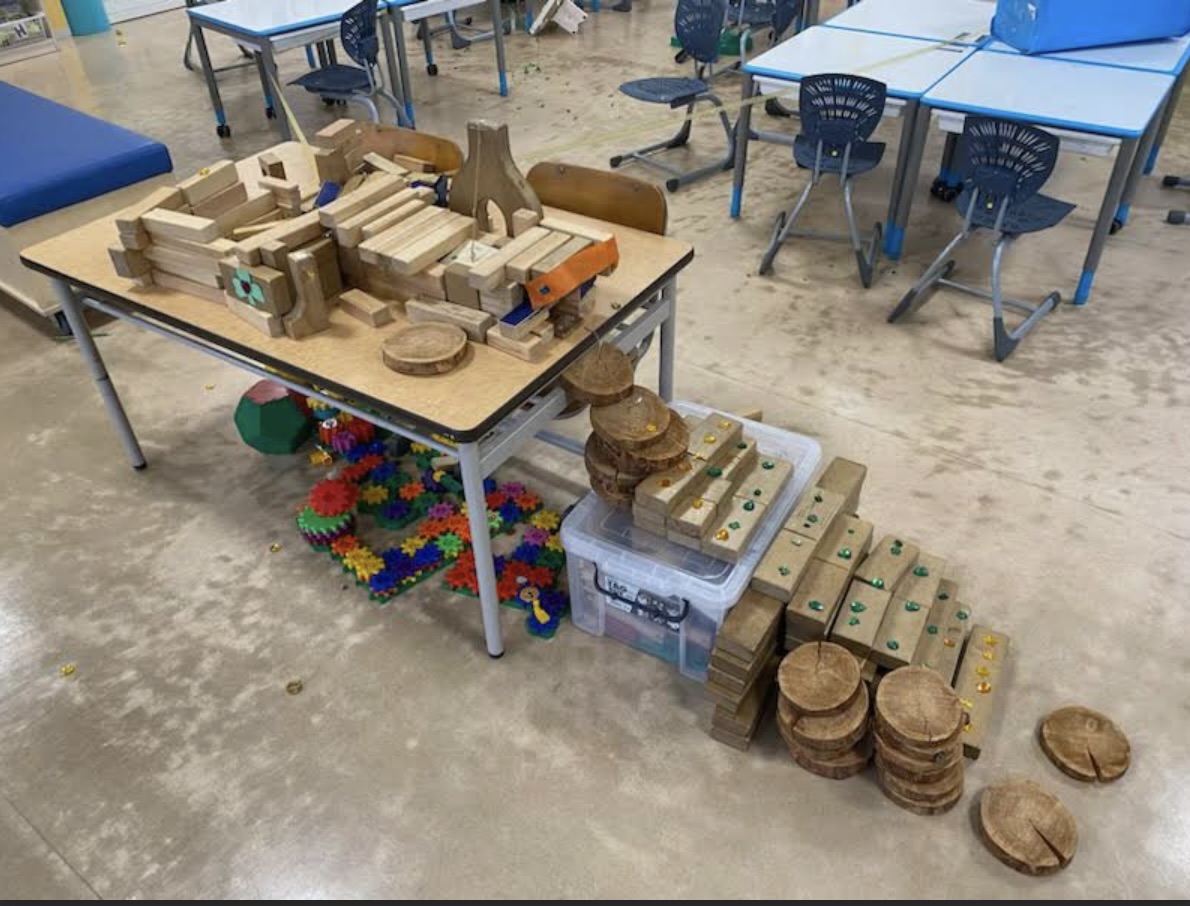 Elaborate leprechaun trap in Ms. Craney's RP room