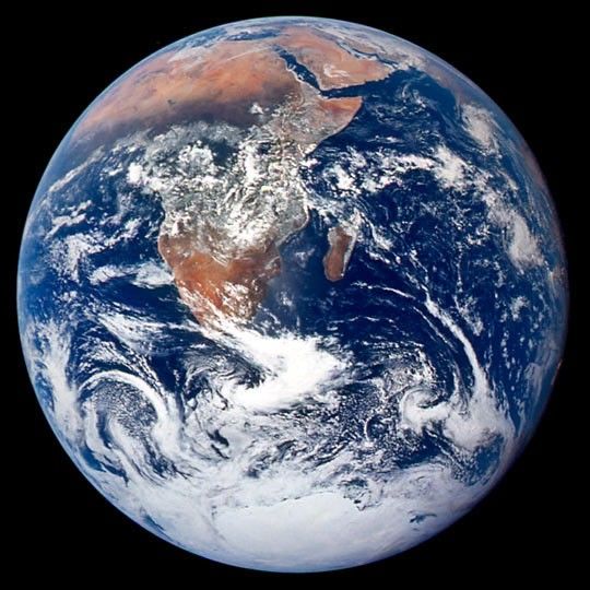 "Blue Marble" taken by Apollo.