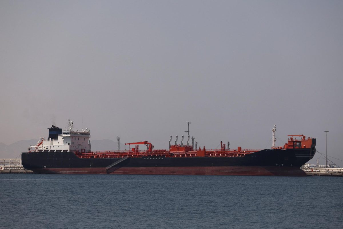 Oil/Chemical Tanker "Bald Man" at the Port of Fujairah, as the U.S.-Israel conflict with Iran limits marine traffic in the Strait of Hormuz, in Fujairah, United Arab Emirates, May 6, 2026. REUTERS/Amr Alfiky
