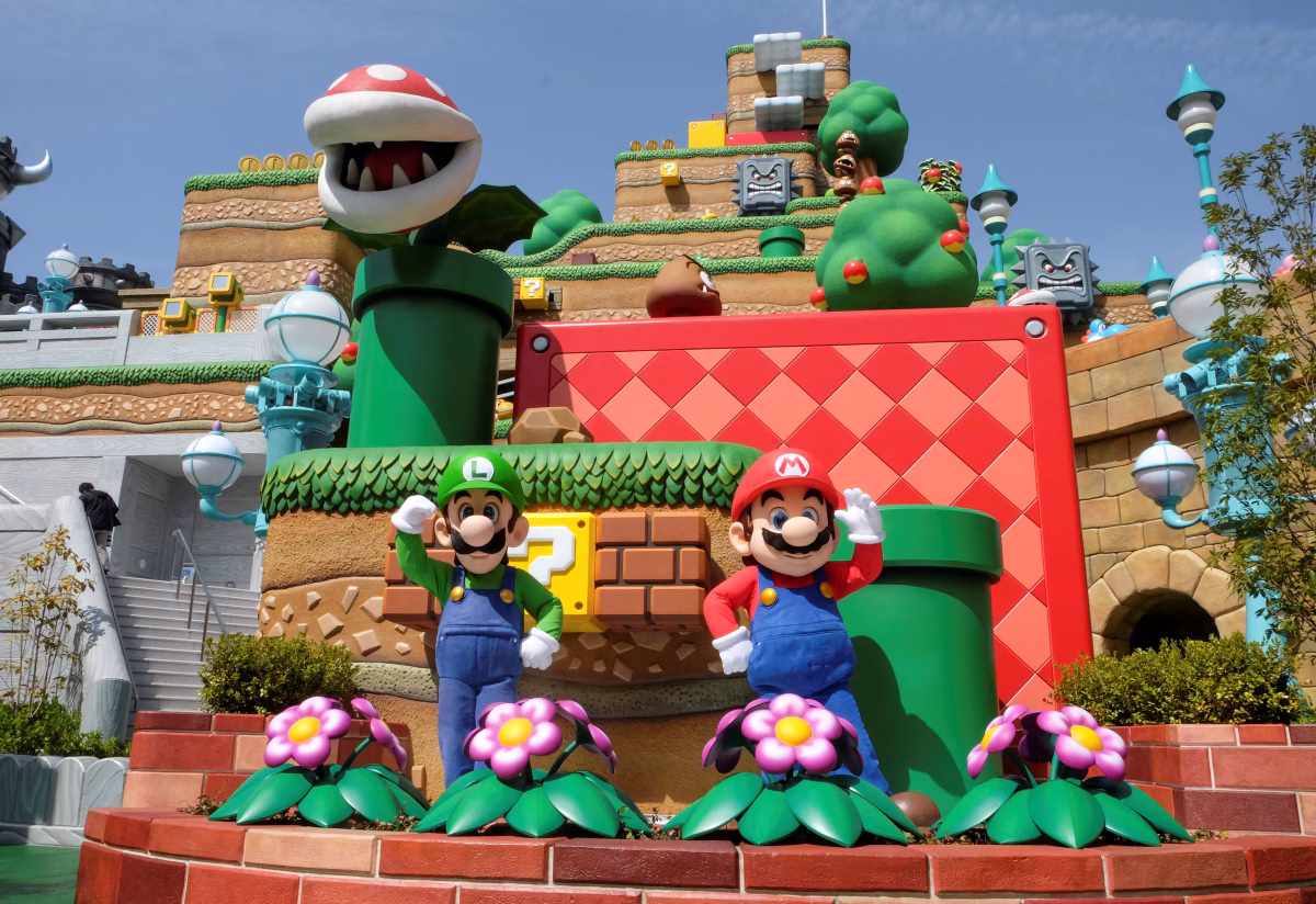 Super Mario World, located in Universal Studios Japan